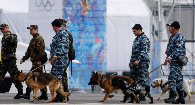 Силовики во время Олимпиады-2014 в Сочи. Фото: REUTERS/Alexander Demianchuk