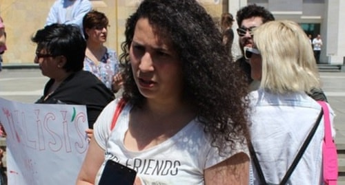 Лейла Мустафаева, жена Афгана Мухтарлы. Фото Инны Кукуджановой для «Кавказского узла»