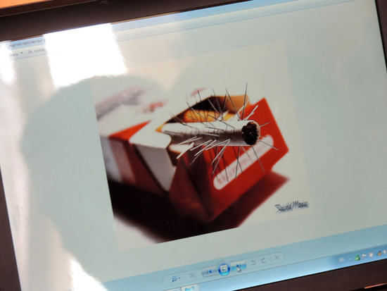 Кадр из фильма о вредных привычках. Кадр из фильма о вредных привычках.