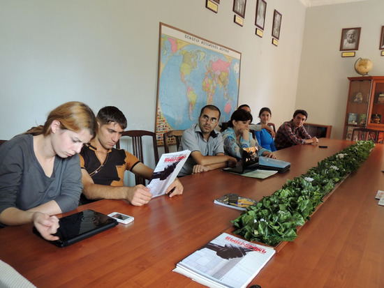 Второй день лекции о женственности и войне. На фото студенты университета Месроп Маштоц. Второй день лекции о женственности и войне. На фото студенты университета Месроп Маштоц.