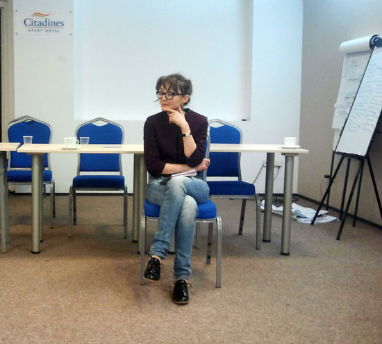 Менеджера International Alert по проекту EPNK Марина Нагайи. Менеджера International Alert по проекту EPNK Марина Нагайи.