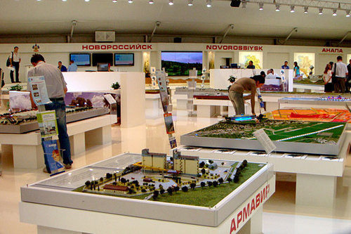 VIII международный инвестиционный форум "Сочи-2009". Павильон Краснодарского края. Фото "Кавказского Узла"