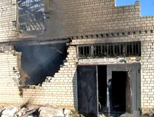 Дом по улице Саида Афанди, в котором находились Дмитрий Соколов и его сообщники. Поселок Семендер, Кировский район Махачкалы, 16 ноября 2013 г. Фото http://nac.gov.ru/