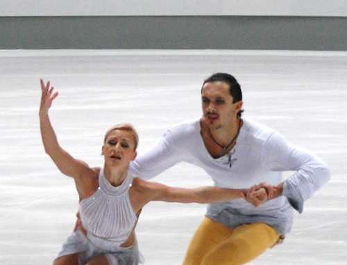 Члены олимпийской сборной России Татьяна Волосожар и Максим Траньков. Фото: Luu, http://commons.wikimedia.org