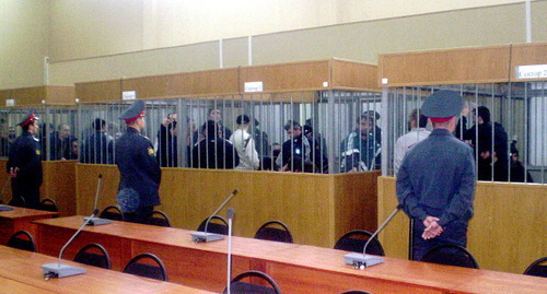 Одно из судебных заседаний по делу о нападении на Нальчик. Март 2009 г. Фото Луизы Оразаевой для "Кавказского узла"