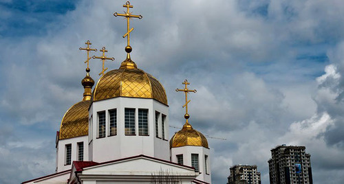 Храм Архангела Михаила в Грозном. Фото: Краснов Сергей http://ru.wikipedia.org/ Храм Архангела Михаила в Грозном. Фото: Краснов Сергей http://ru.wikipedia.org/