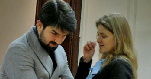 Мурад Мусаев и Дарья Тренина, адвокаты Юсупа Темерханова. Москва, декабрь 2013 г. Фото Юлии Буславской для "Кавказского узла" Мурад Мусаев и Дарья Тренина, адвокаты Юсупа Темерханова. Москва, декабрь 2013 г. Фото Юлии Буславской для "Кавказского узла"