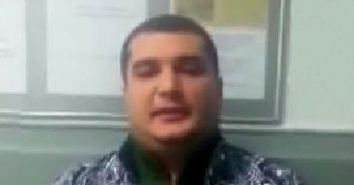 Андраник Цаканян. Кадр из оперативного видео ГУ МВД России по Ставропольскому краю Андраник Цаканян. Кадр из оперативного видео ГУ МВД России по Ставропольскому краю