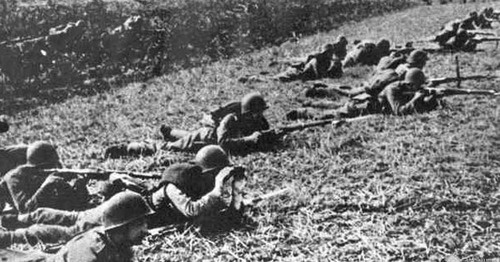 Польская пехота в обороне. 1939 г. Фото https://ru.wikipedia.org Польская пехота в обороне. 1939 г. Фото https://ru.wikipedia.org