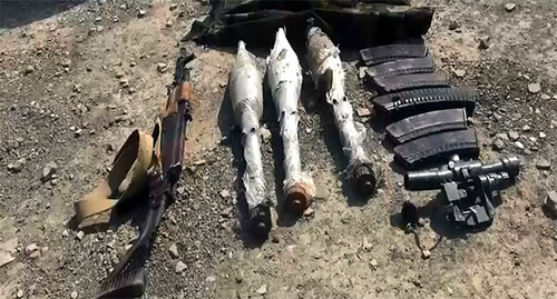 Боеприпасы, найденные во время проведения КТО. Фото:  http://nac.gov.ru/nakmessage/2015/08/18/v-dagestane-neitralizovan-glavar-bandgruppy-kto-prodolzhaetsya.html