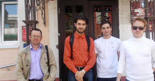 Активисты штаба Навального. Астрахань, май 2017 г. Фото Елены Гребенюк для "Кавказского узла"

