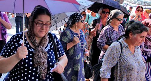 Женщины в Чечне. Фото Мсагомеда Магомедова для "Кавказского узла"