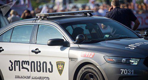 Автомобиль полиции в Тбилиси. Фото © Sputnik / Alexander Imedashvil
 https://sputnik-georgia.ru/incidents/20171024/237894978/Specoperacija-v-Tbilisi-predjavleni-obvinenija.html