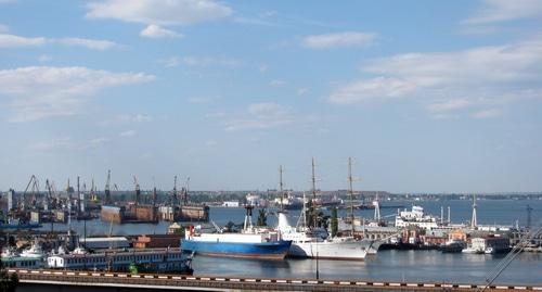 Порт в Одессе. Фото Юлии Кашеты для "Кавказского узла".