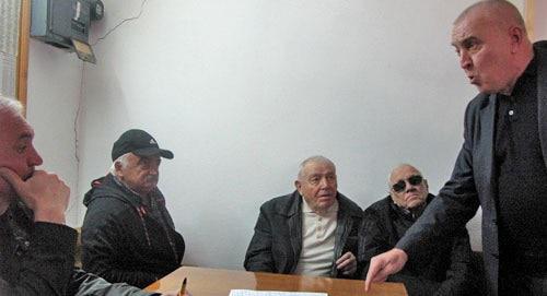 Ветераны Чернобыля. Фото Луизы Оразаевой для "Кавказского узла"
