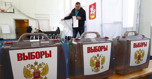 Выборы президента России. 18 марта 2018 г. Фото: REUTERS/Sergei Karpukhin