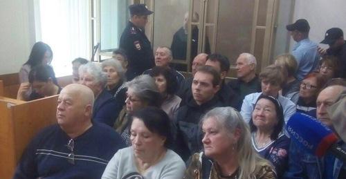 Пострадавшие дольщики в зале суда. Ростов-на-Дону, 14 мая 2018 г. Фото Валерия Люгаева для "Кавказского узла"