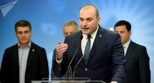 Премьер-министр Грузии Мамука Бахтадзе
https://sputnik-georgia.ru/incidents/20180726/241519667/Vlasti-otkazyvajutsja-upravljat-shahtoj-v-Tkibuli.html