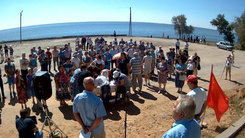 Митинг против пенсионного возраста в Дубовке. Волгоградская область, 11 августа 2008 года. Фото Ивана Казакова для "Кавказского узла" Митинг против пенсионного возраста в Дубовке. Волгоградская область, 11 августа 2008 года. Фото Ивана Казакова для "Кавказского узла"