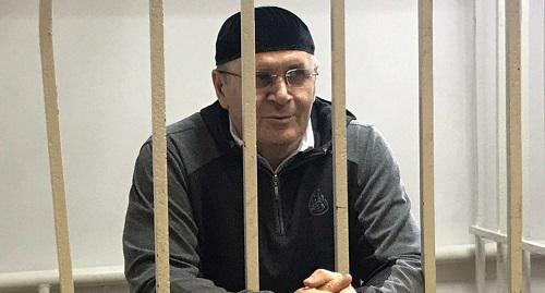 Оюб Титиев в зале суда 12 ноября 2018 года. Фото Патимат Махмудовой для "Кавказского узла". 