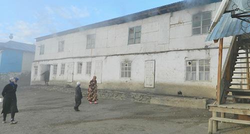 Аварийная школа. Дагестан. Фото: Пресс-служба Муниципалитета Цунтинского района