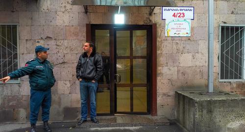 Избирательный участок 4/23, расположенный в здании детского сада в Ереване. 9 декабря 2018 года. Фото Григория Шведова для "Кавказского узла"