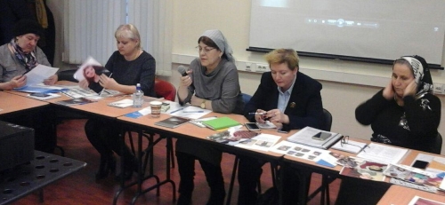 Участники "круглого стола" в Москве 
"Опыт вызволения женщин и детей из стран Ближнего Востока". Фото: Рустам Джалилов для "Кавказского узла",