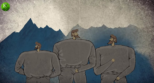 Кадр из анимации «Кровная месть: чеченский римейк. Справка "Кавказского узла". https://www.youtube.com/watch?v=BxH47RW8GQ8 Кадр из анимации «Кровная месть: чеченский римейк. Справка "Кавказского узла". https://www.youtube.com/watch?v=BxH47RW8GQ8