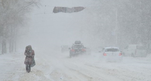 Заснеженное шоссе в Ростове-на-Дону. Фото: Андрей Бойко, "Юга.ру"