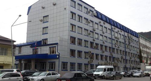 Здание управление казначейства в Дагестане. Фото https://2gis.ru/makhachkala/firm/70000001021527068?queryState=center%2F47.493086%2C42.960798%2Fzoom%2F17
