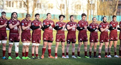 Игроки молодежной сборной Грузии по регби. Фото: пресс-служба федерации регби Грузии. http://site.rugby.ge/en/news-view/?newsid=7252&callerModID=17363&Title=U18|%20Squad%20against%20Russia Игроки молодежной сборной Грузии по регби. Фото: пресс-служба федерации регби Грузии. http://site.rugby.ge/en/news-view/?newsid=7252&callerModID=17363&Title=U18|%20Squad%20against%20Russia