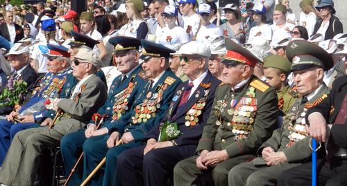 Ветераны на параде в Волгограде. Фото Татьяны Филимоновой для "Кавказского узла"
