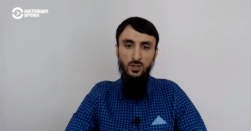 Скриншот видео интервью Тумсо Абдурахманова о внесудебных казнях в Чечне. 23 июля 2019 года. https://www.currenttime.tv/a/30071730.html