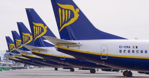 Лайнеры авиакомпании Ryanair. Фото: https://www.ryanair.com/ua/uk/