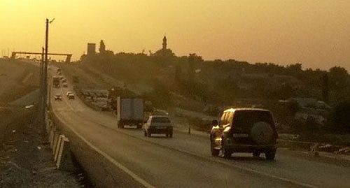 Герзельский мост. 19 августа 2019 года. Фото Магомеда Ахмедова для "Кавказского узла".
