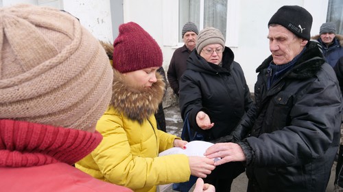 Участники пикета в Гуково 25 января 2020 года. Фото Вячеслава Прудникова для "Кавказского узла"