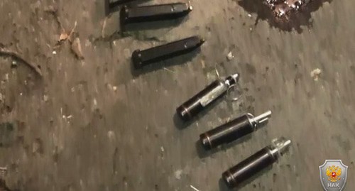 Боеприпасы, найденные на месте спецоперации в Ингушетии. Фото: пресс-служба Национального антитеррористического комитета