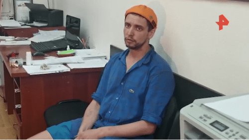 Скриншот кадра из видео допроса отца ребенка, опубликованного на телеканале "РЕН-ТВ". Скриншот кадра из видео допроса отца ребенка, опубликованного на телеканале "РЕН-ТВ".