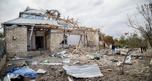 Разрушенный дом в селе Гарагойунлу Тертерского района. Фото Азиза Каримова для "Кавказского узла"