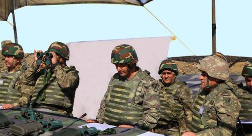 Азербайджанские военные. Сентябрь 2019 года. Фото пресс-службы Миноброны Азербайджанаю https://mod.gov.az
