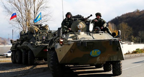 Российские миротворцы в Нагорном Карабахе. 14 ноября 2020 г. Фото: REUTERS/Stringer Российские миротворцы в Нагорном Карабахе. 14 ноября 2020 г. Фото: REUTERS/Stringer