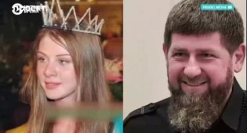 Фатима Хазуева и Рамзан Кадыров. Скриншот видео https://www.kavkazr.com/a/ne-sekret-chto-ona-supruga-kadyrova-v-respublike-eto-vse-znayut-chechenskiy-bloger-abdurahmanov-o-rassledovanii-proekta/31194675.html Фатима Хазуева и Рамзан Кадыров. Скриншот видео https://www.kavkazr.com/a/ne-sekret-chto-ona-supruga-kadyrova-v-respublike-eto-vse-znayut-chechenskiy-bloger-abdurahmanov-o-rassledovanii-proekta/31194675.html