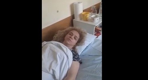 Ума Аскерханова. Скриншот видео "Кавказского узла"