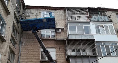 Ремонт дома в Волгограде. Фото Татьяны Филимоновой для "Кавказского узла" Ремонт дома в Волгограде. Фото Татьяны Филимоновой для "Кавказского узла"