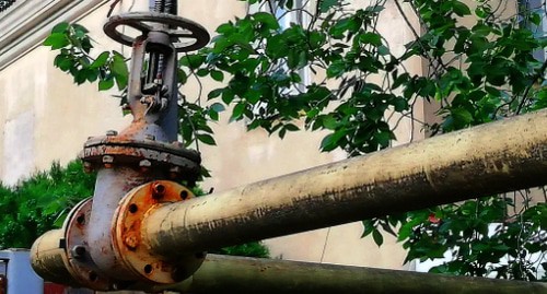 Труба подводки газа. Фото Нины Тумновой для "Кавказского узла" Труба подводки газа. Фото Нины Тумновой для "Кавказского узла"