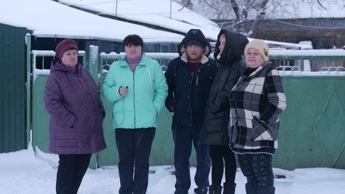 Красносулинцы провели сход, протестуя против бездействия местного "Водоканала". Красный Сулин, 26 декабря 2021 года. Фото Сергея Снежина для "Кавказского узла".