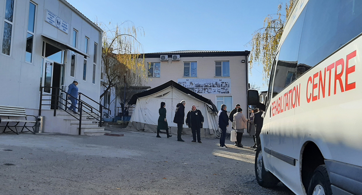 Реабилитационный центр в Степанакерте, фото Алвард Григорян для "Кавказского узла" Реабилитационный центр в Степанакерте, фото Алвард Григорян для "Кавказского узла"