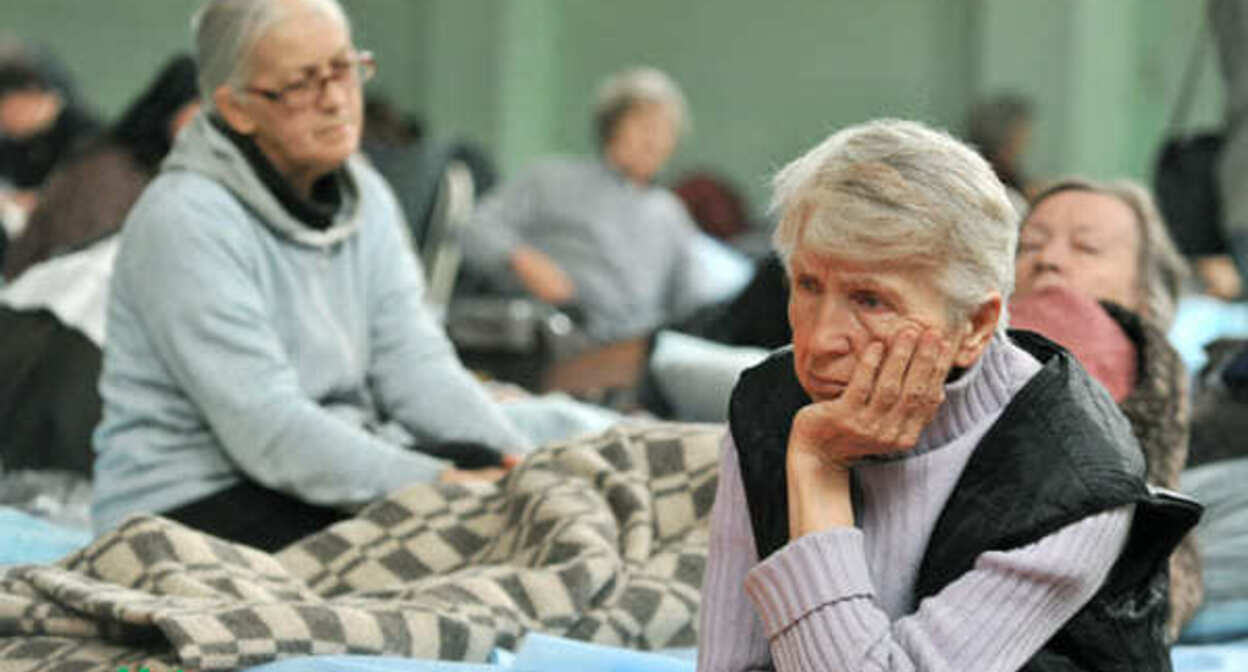 Беженцы из Донбасса. Фото: Аркадий Будницкий https://www.nvgazeta.ru/news/14488/606109/