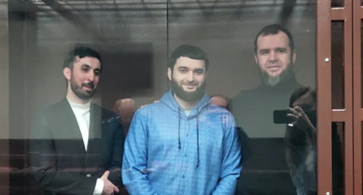 Кемал Тамбиев, Абдулмумин Гаджиев, Абубакар Ризванов. Фото Константина Волгина для "Кавказского узла"


