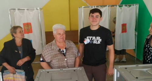На выборах в парламент Северной Осетии. Фото пресс-службы ЦИК Северной Осетии  https://t.me/s/cikrso15